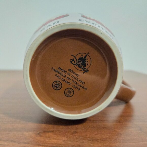 Disney Coffee Mug Snow White Dwarfs Happy Cranky Stressed Tired Thailand Pink - Picture 6 of 6